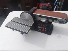 Vintage Electric Skil 3370 Belt / Disc Sander ... Cast Iron Base