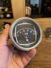 Vintage Electric Tachometer 5000 rpm Untested  Hot Rod