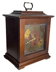 Vintage  Elgin Chime Mantel Bracket Clock Made in Germany Fully Serviced