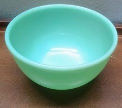 Vintage Fire King Jadeite Green Glass 7 Inch Mixing Serving Bowl