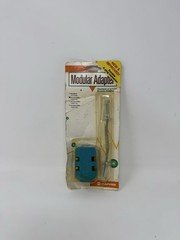 Vintage Fluke Networks / Harris Banjo-4 In-Line Modular Adapter #10210100 BLUE