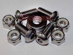 Vintage Ford Tractors - Dog Leg to Hood Bolts for 9N 2N 8N - Stainless Screws