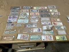 Vintage Foreign Currency. Paper notes. Lot. Money, Bills