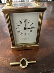 Vintage  Garrard & Co Carriage Clock .