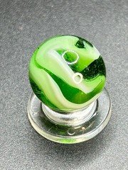 Vintage Heaton Agate Swirl Marble 0.669”