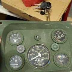 Vintage HMMWV Military Humvee Dashboard Instrument Gauge Cluster OEM M998