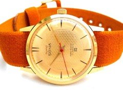 Vintage HMT Sona Gold Plated 17 Jewels Mechanical Hand Winding Men's Watch 35mm
