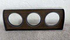 Vintage Hot Rod Aftermarket 3 Gauge Cluster