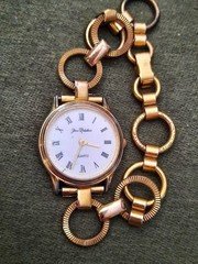 Vintage Jean Delatour working wristwatch for Women 3 ATM quartz stainless steel