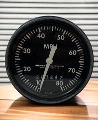 Vintage Jones Motrola Speedometer DL-86 Model 5101-105 80 MPH Parts Repair
