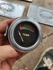 Vintage King Seeley Water Temperature Gauge HOTROD FLATHEAD RATROD 