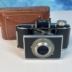 Vintage Kodak Flash Bantam Camera 48mm f/4.5  W/Case
