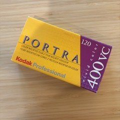Vintage Kodak PROFESSIONAL PORTRA 400VC 120 5 Film Rolls Pack - Never Opened