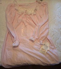 Vintage Komar Made In The USA Sleep Gown NoS Size Medium Pink - G2