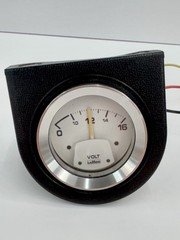 Vintage LAMCO 52mm White Face Volt Gauge 2-1/16” JDM Analog Bench Tested