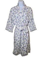 Vintage Laura Ashley Robe Cotton Floral Daisy Cottage Prairie S UAE