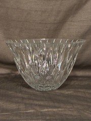 Vintage Marquis by Waterford Rainfall Lead Clear Crystal Serving Bowl 10" x 6"