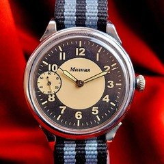 Vintage Marriage Men's Wristwatch Soviet USSR Watch Classic Style Dial Serviced