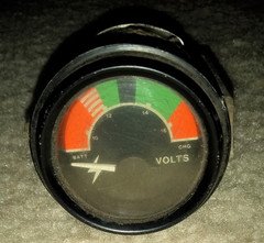 Vintage Massey Ferguson  2" Volt Meter  Gauge M-F Tractor