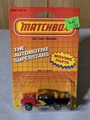 Vintage MATCHBOX '57 CHEVY with FLAMES OPENING HOOD NOS MOC FACTORY SEALED 1979