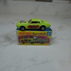 Vintage Matchbox Superfast #62 Rat Rod Dragster Lesney England mint with Box