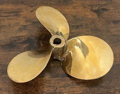 Vintage Michigan Aqua Master Bronze Brass Propeller 12 Right Hand 12.5 9 / 54