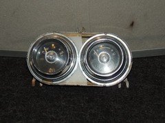 Vintage MOPAR Plymouth Belvedere Fury 1955 1956 GAUGES Oil & Temp