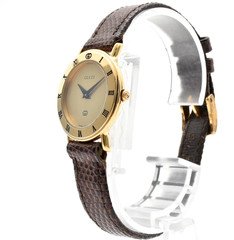 Vintage [N MINT] GUCCI 3000L Gold Dial Roman 26mm Qz Ladies Watch JAPAN