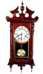 Vintage National Wild Turkey Foundation kassel 31 Day Clock with Pendulum, Key