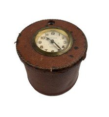 Vintage New Haven Clock Cigarette Dispenser Canister Working