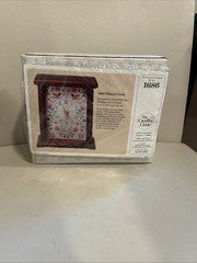 Vintage New In Box The Creative Circle 1686 Floral Clock