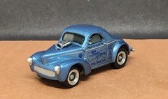 VINTAGE NHRA THEMED ‘41 WILLYs COUPE 1/64 SCALE COLLECTIBLE LIMITED EDITION BLUE