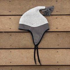 Vintage Nike Y2K ski fleece trapper bonnet hat fleece 