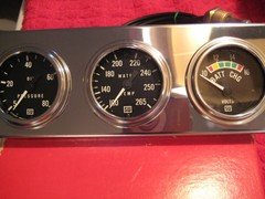 Vintage NOS Stewart Warner Deluxe Series 2 1/16" Gauges 60" Line MADE IN U.S.A.
