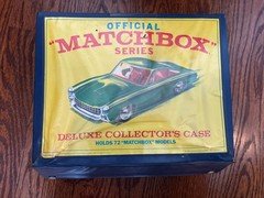 VINTAGE Official "Matchbox" Series Deluxe Collector’s Case Holds 72 Cars 1968