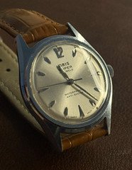 Vintage Oris Super 17J Manual Wind Swiss Made Shock Resist Silver Dial 33mm