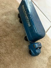 Vintage Ralstoy Union Freightways Blue Semi Truck Trailer No. 3 Cab Made in USA