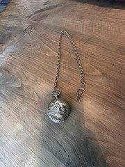 Vintage Remington Quartzarama Train Pocket Watch with Chain