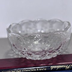 Vintage ROGAKA Crystal Scalloped Gallia 6 in Bowl