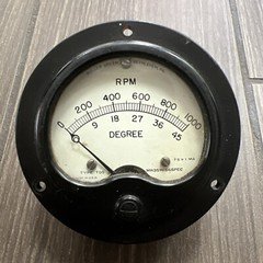 Vintage Roller Smith RPM Degree Gauge Type TDS 1/1 On eBay