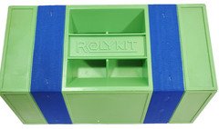 Vintage RolyKit Medium S-14 RollOut Green Storage Box Organizer-MGB2- NEW OldStk