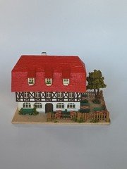 Vintage RS  Rudolf Spitaler #455 , Gasthaus Restaurant With Garden Rare 1956