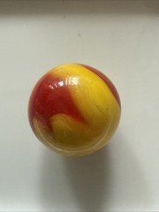 Vintage Ruby Bee Vintage Marble Made by the Peltier Glass Company