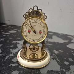 Vintage Schatz 8Day Anniversary Clock  2Jewel, 10.5x14.5cm