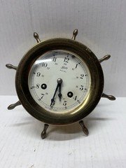 Vintage Schatz ships bell maritime clock Brass Untested