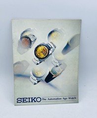 Vintage Seiko 1970s Catalogue 6139 Chronograph The Automation Age 