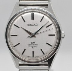 Vintage SEIKO Lord Matic LM 5601-9000 Linen Dial Men's AT Watch [ EXC+5 ] Japan