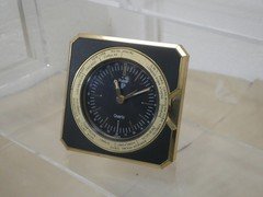 Vintage Seiko / Pulsar  World Time Desk Clock  Watch Face Rotating Bezel