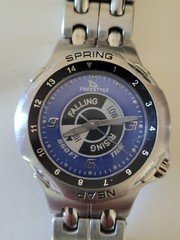 Vintage Shark Freestyle Men’s ‘Titanium Tide’ Analog Quartz watch – runs!