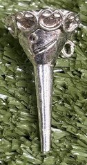 Vintage Silver Plate Miniature Perfume Funnel -Alpaca Mexico